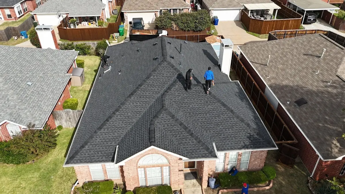 Slate & Tile Roof Repair work in progress on a Lyndhurst property